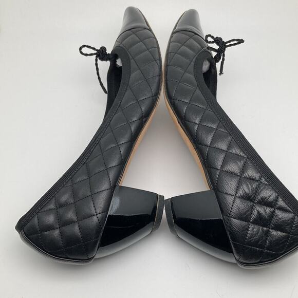 Paul Mayer Attitudes Womens Black Quilted Patent Pointed Shoes Size 7 1/2 B - Picture 8 of 13
